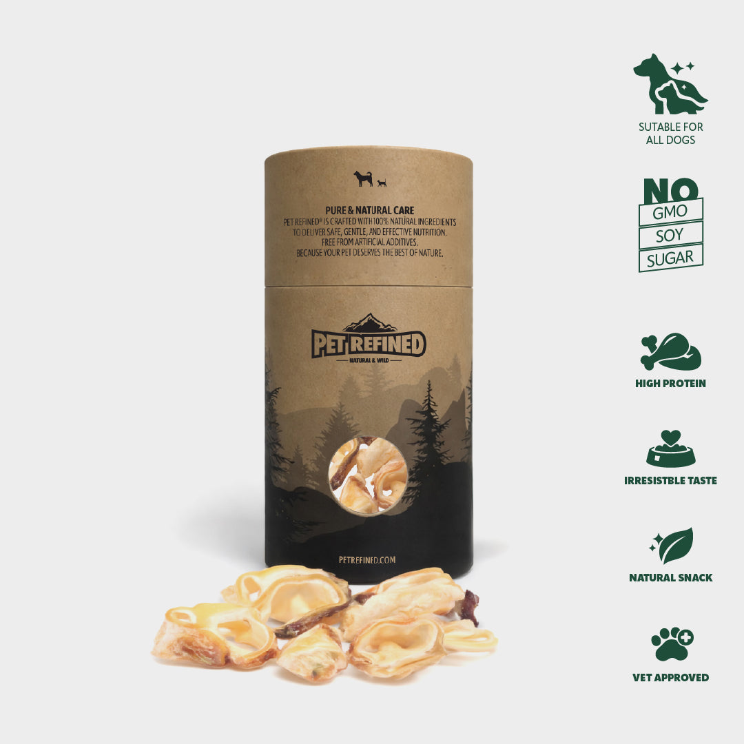 Pet Refined® Beef Ear Chews – 270g