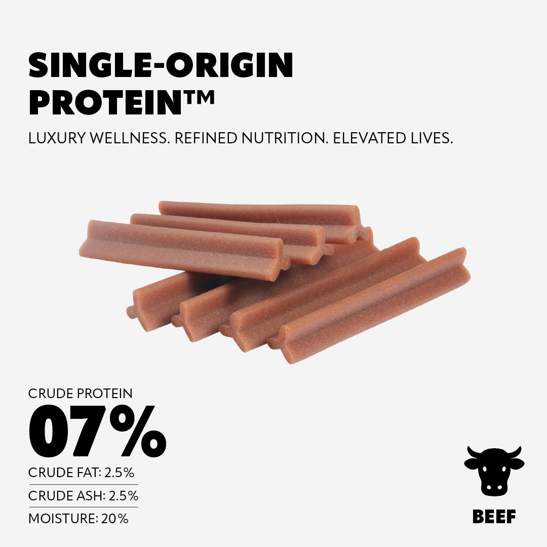 Pet Refined® Beef Dental Chews (L) – 230g