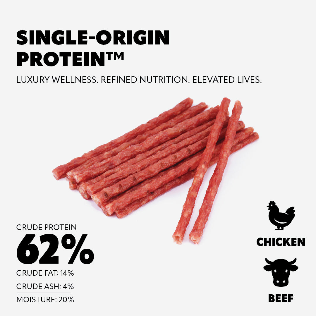 Pet Refined® Beef & Chicken Gourmet Meat Treats – 110g