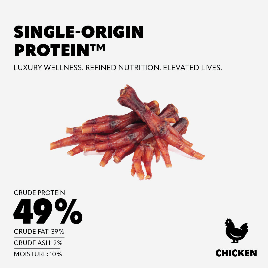 Pet Refined® Chicken Feet Natural Dog Chews – 110g
