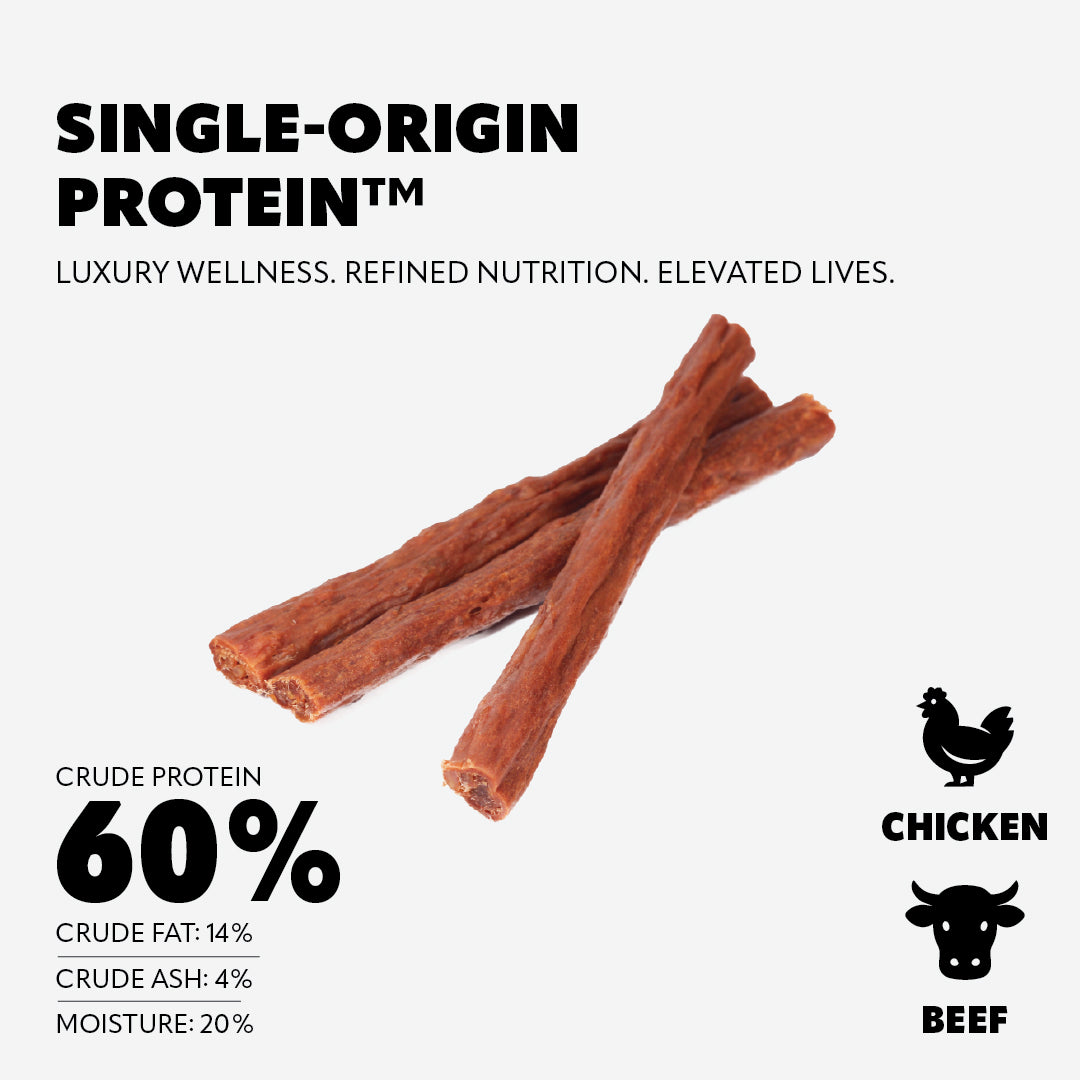 Pet Refined® Beef & Chicken Gourmet Meat Treats – 150g