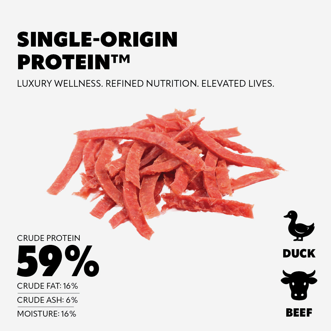 Pet Refined® Beef & Duck Gourmet Meat Treats – 100g