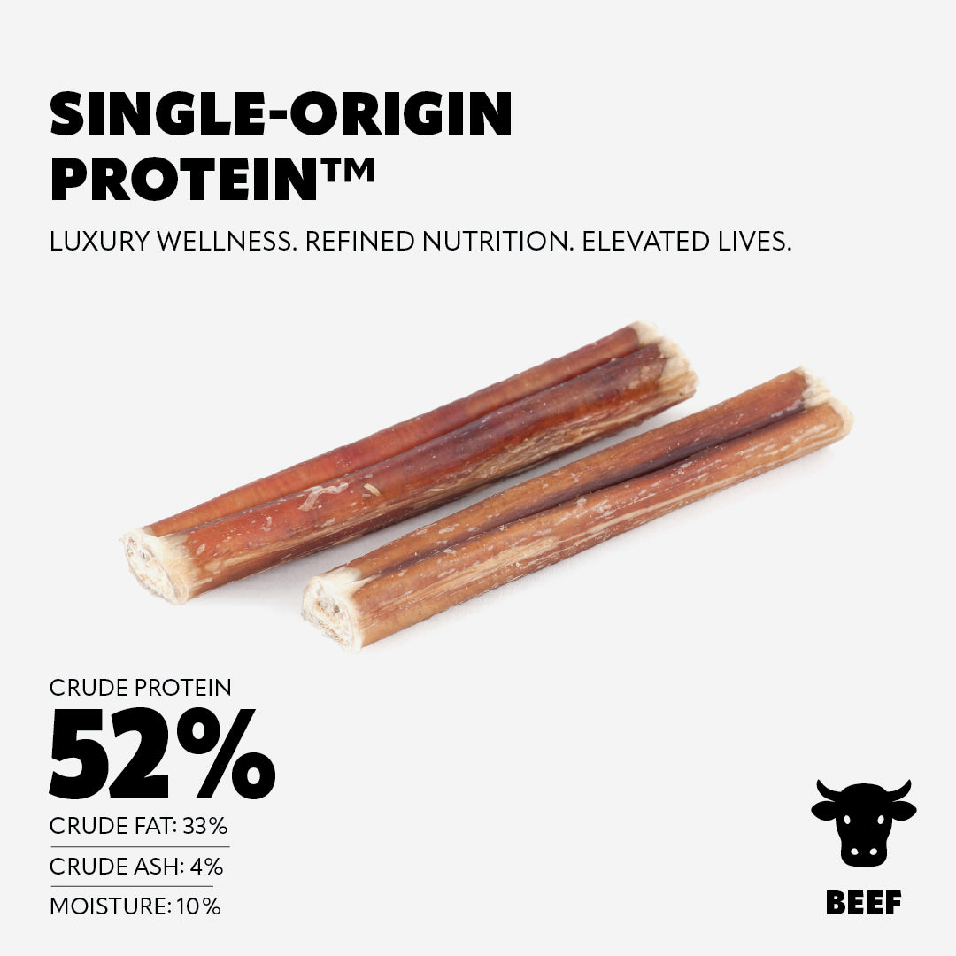 Pet Refined® Bull Pizzle Natural Dog Chews – 140g