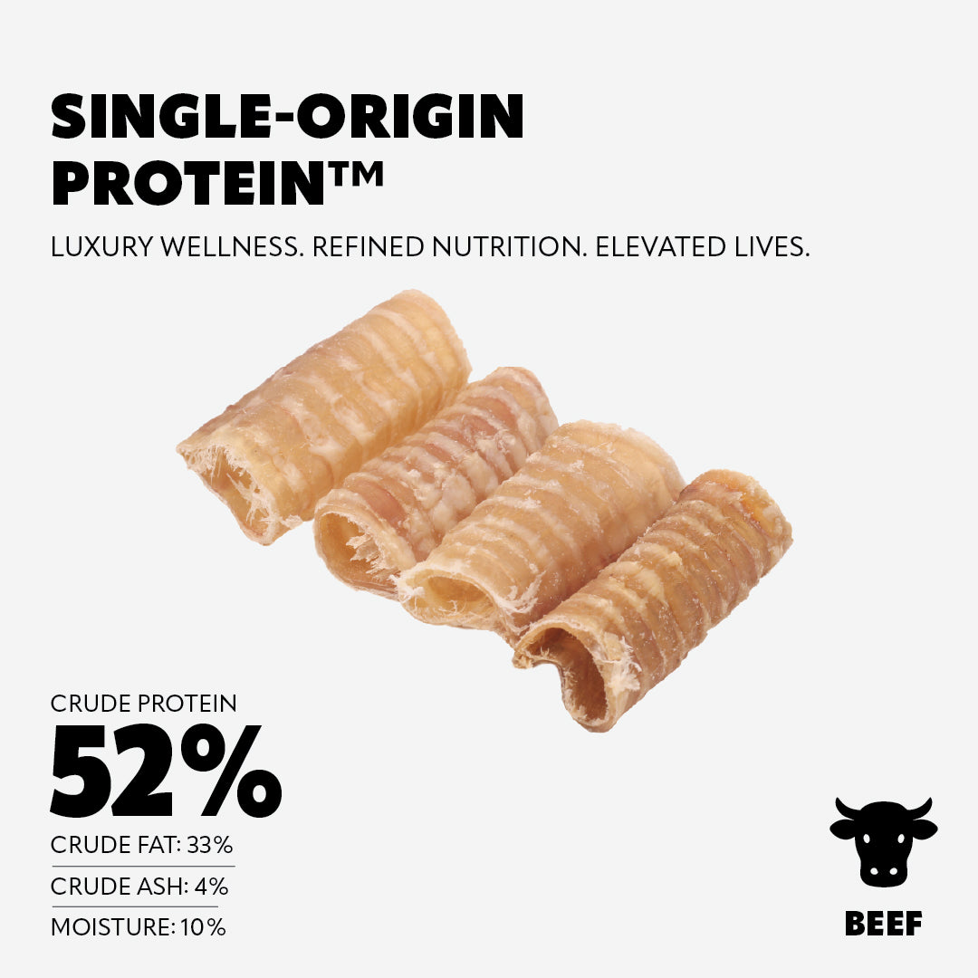 Pet Refined® Beef Trachea Natural Dog Chews – 150g